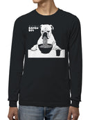 Ramen Boy Bulldog Art Men's Long Sleeve