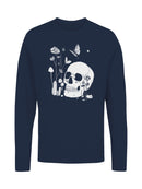 Skull and Nature Harmony Art Men's Long Sleeve