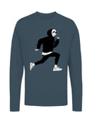 Speedy Sloth Jogger Illustration Men's Long Sleeve