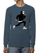 Speedy Sloth Jogger Illustration Men's Long Sleeve
