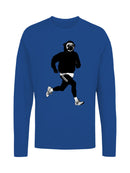 Streetwear Pug in Athletic Gear Men's Long Sleeve