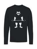 Raccoon Powerlifting Strength Women's Long Sleeve