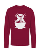 Axolotl Enjoying Ramen Delight Women's Long Sleeve