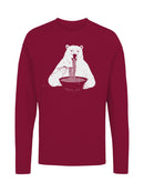 Polar Bear Ramen Delight Women's Long Sleeve