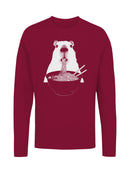 Capybara Enjoying Ramen Delight Women's Long Sleeve