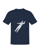 Cosmic Skeleton in Space Men's T-shirt