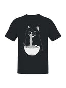 Ramen Cat: Whisker Noodle Delight Men's T-shirt