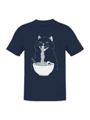 Ramen Cat: Whisker Noodle Delight Men's T-shirt