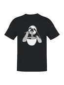 Sloth Enjoying Ramen Art Men's T-shirt