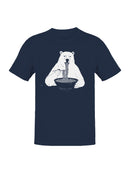 Polar Bear Ramen Delight Men's T-shirt