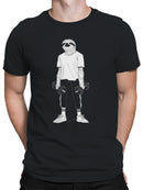 Workout Sloth with Dumbbells Art Men's T-shirt