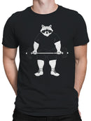 Raccoon Powerlifting Strength Men's T-shirt