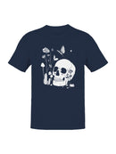 Skull and Nature Harmony Art Men's T-shirt