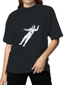 Cosmic Skeleton in Space Women's T-shirt