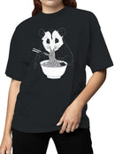 Ramen-Loving Opossum Art Women's T-shirt