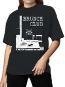 Raccoon Brunch Club Dining Art Women's T-shirt