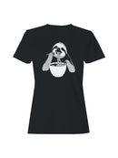 Sloth Enjoying Ramen Art Women's T-shirt