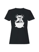 Axolotl Enjoying Ramen Delight Women's T-shirt