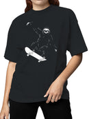 Sloth Skateboarding Adventure Women's T-shirt