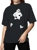 Panda Jogger in Sneakers Women's T-shirt