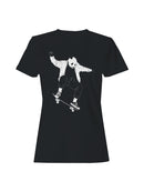 Panda Skateboarding Adventure Women's T-shirt