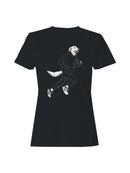 Running Dog in Hoodie Art Women's T-shirt