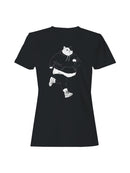 Running Cat in Hoodie Art Women's T-shirt