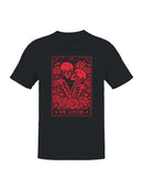 Tarot Lovers Skeleton Art Men's T-shirt