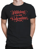 Hiking is My Valentine Design Men's T-shirt