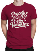 Peace & Quiet Valentine Art Men's T-shirt