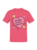Playfully Indifferent Heart Design Men's T-shirt