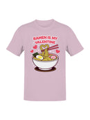 Ramen Is My Valentine Love Design Men's T-shirt