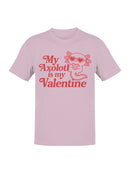 Axolotl Heart Valentine Design Men's T-shirt