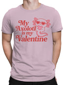 Axolotl Heart Valentine Design Men's T-shirt