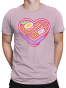 Heart-Shaped Ramen Delight Men's T-shirt
