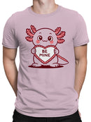 Cute Axolotl Valentine Art Men's T-shirt