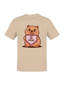 Adorable Wombat Valentine Design Men's T-shirt