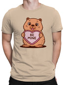Adorable Wombat Valentine Design Men's T-shirt