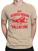 Bearded Dragon Valentine Love Men's T-shirt