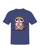 Raccoon Be Mine Valentine Design Men's T-shirt