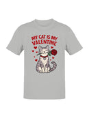 Cat Valentine Rose Design Men's T-shirt