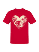 Surfer Paradise in Heart Wave Men's T-shirt