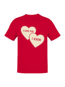 Heartfelt Love Quote Design Men's T-shirt