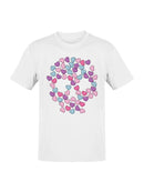 Heart-Filled Peace Symbol Men's T-shirt