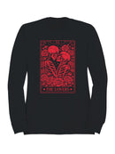 Tarot Lovers Skeleton Art Men's Sweatshirt