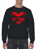 Love Fishing in Scenic Waters Men's Sweatshirt