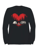 Heart in the Wilderness Adventure Men's Sweatshirt