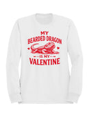 Bearded Dragon Valentine Love Men's Sweatshirt