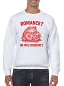 Economic Romance Frog Design Men's Sweatshirt