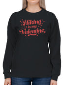 Hiking is My Valentine Design Women's Sweatshirt